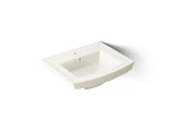 Archer® 24" rectangular pedestal bathroom sink
