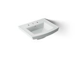 Archer® 24" rectangular pedestal bathroom sink