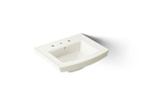 Archer® 24" rectangular pedestal bathroom sink