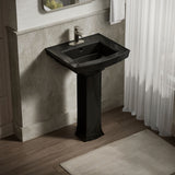 Archer® 24" rectangular pedestal bathroom sink
