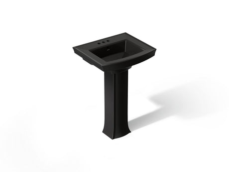 Archer® 24" rectangular pedestal bathroom sink