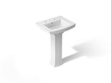 Archer® 24" rectangular pedestal bathroom sink