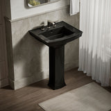 Archer® 24" rectangular pedestal bathroom sink