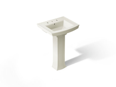 Archer® 24" rectangular pedestal bathroom sink