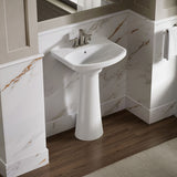Cimarron® 22-3/4" rectangular pedestal bathroom sink