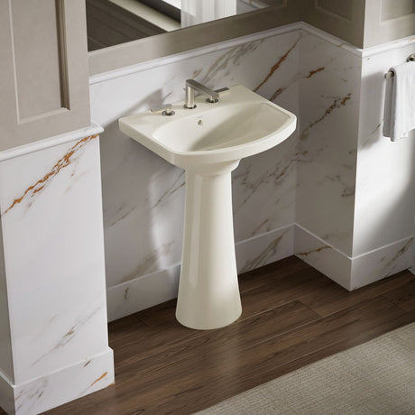 Cimarron® 22-3/4" rectangular pedestal bathroom sink