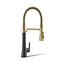 Tone® Semi-professional pull-down kitchen sink faucet with three-function sprayhead