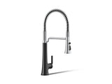 Tone® Semi-professional pull-down kitchen sink faucet with three-function sprayhead