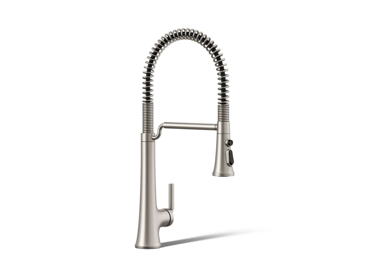 Tone® Semi-professional pull-down kitchen sink faucet with three-function sprayhead