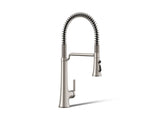 Tone® Semi-professional pull-down kitchen sink faucet with three-function sprayhead