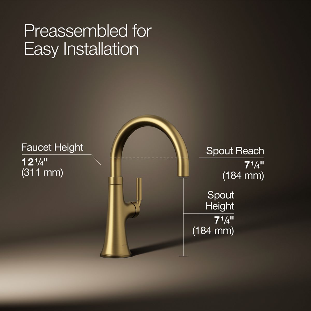 Tone® Single-handle bar sink faucet
