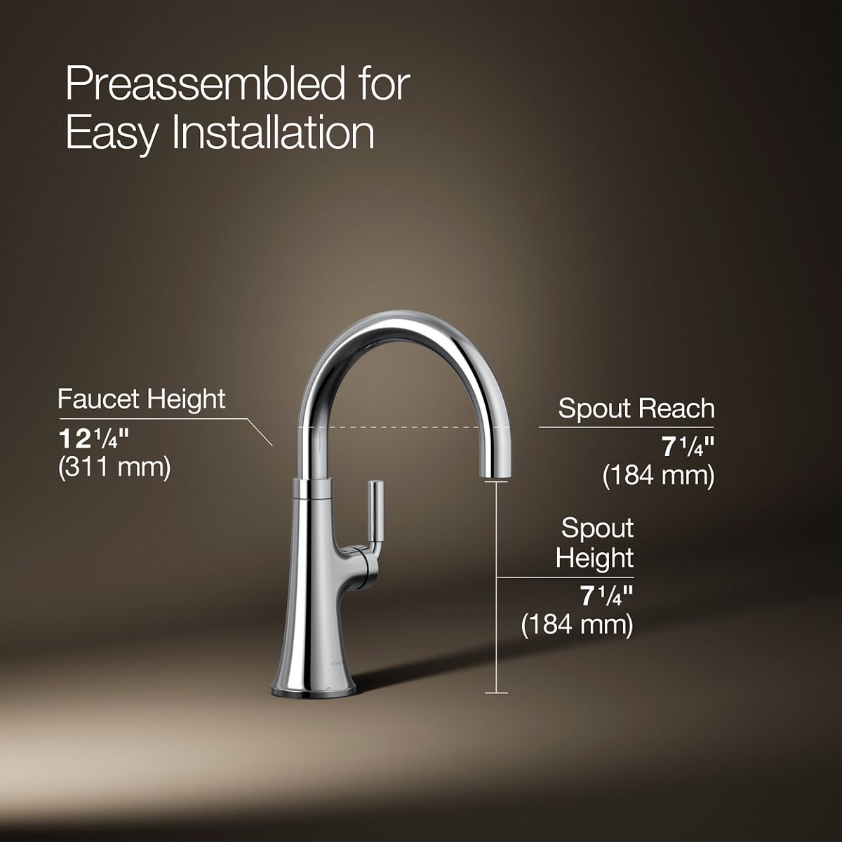 Tone® Single-handle bar sink faucet
