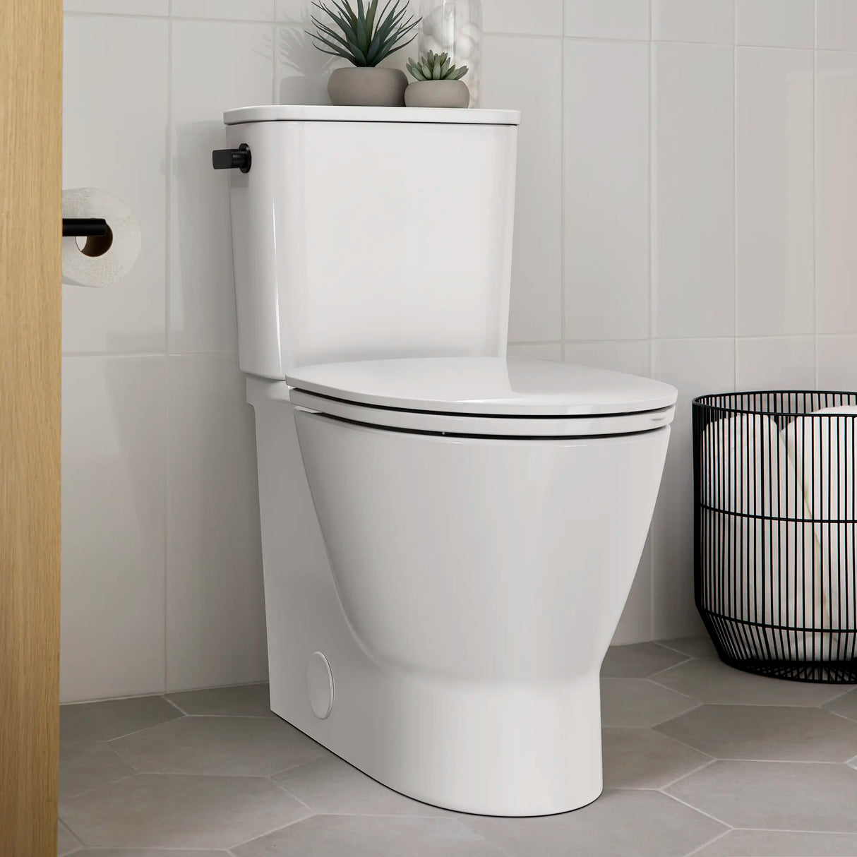 EcoStrength Aspiration Skirted Two-Piece 0.80 gpf/3.0 Lpf Chair-Height Elongated Toilet With Seat