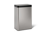 13-gallon touchless stainless steel trash can