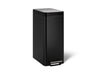 13-gallon stainless steel slim step trash can with bifold lid