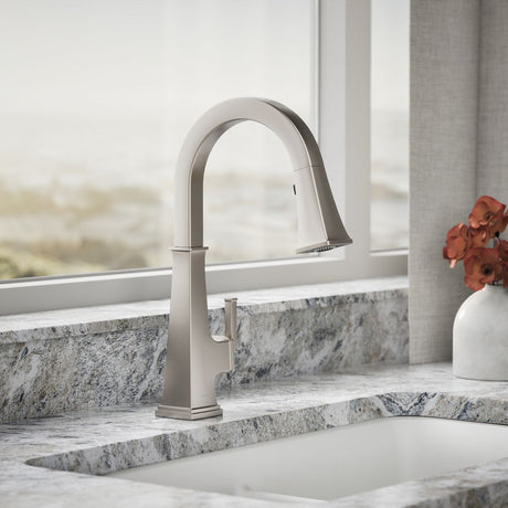 Riff® Pull-down kitchen sink faucet with three-function sprayhead