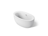 Sunstruck® 60" x 34" freestanding bath with fluted shroud