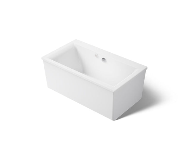 Stargaze® 60" x 34" freestanding Heated BubbleMassage™ air bath with straight shroud