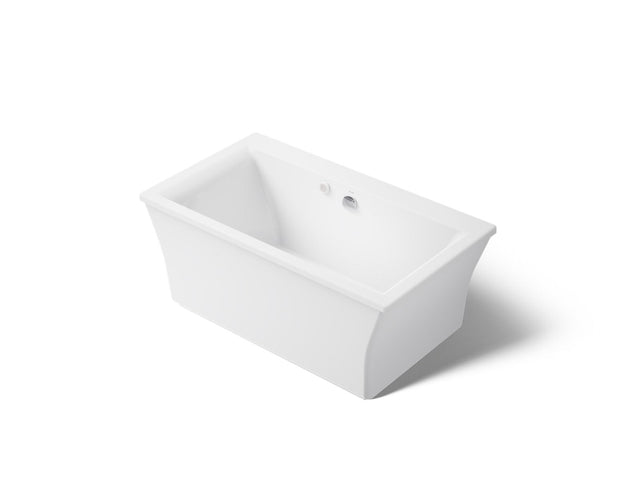 Stargaze® 60" x 34" freestanding Heated BubbleMassage™ air bath with fluted shroud