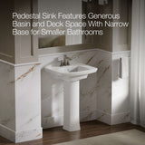 Kelston® 23-3/4" rectangular pedestal bathroom sink