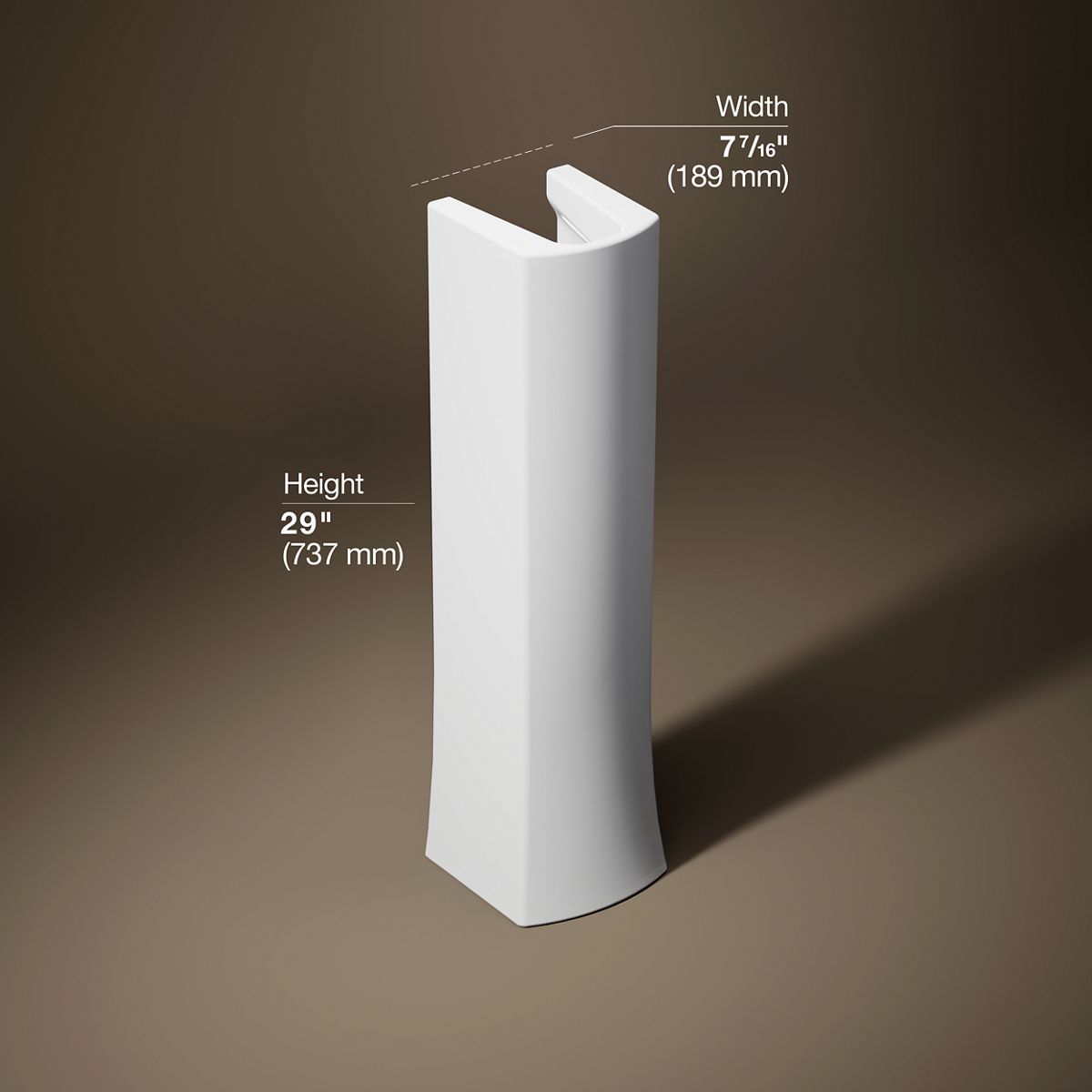 Kelston® Pedestal sink base