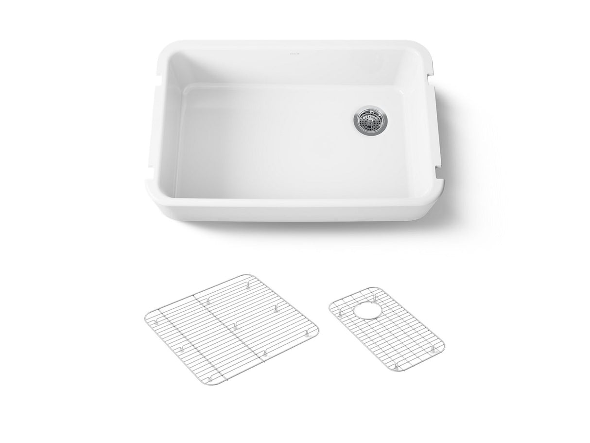 Ironridge® 34" undermount single-bowl farmhouse kitchen sink