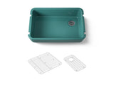 Ironridge® 34" undermount single-bowl farmhouse kitchen sink