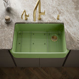 Ironridge® 34" undermount single-bowl farmhouse kitchen sink