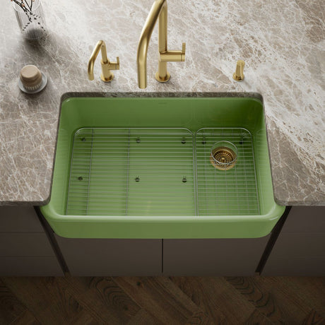 Ironridge® 34" undermount single-bowl farmhouse kitchen sink
