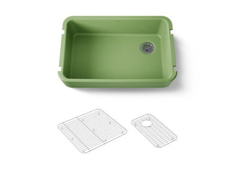 Ironridge® 34" undermount single-bowl farmhouse kitchen sink