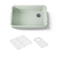 Ironridge® 34" undermount single-bowl farmhouse kitchen sink