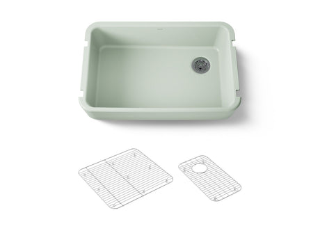 Ironridge® 34" undermount single-bowl farmhouse kitchen sink