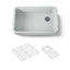 Ironridge® 34" undermount single-bowl farmhouse kitchen sink