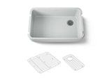 Ironridge® 34" undermount single-bowl farmhouse kitchen sink