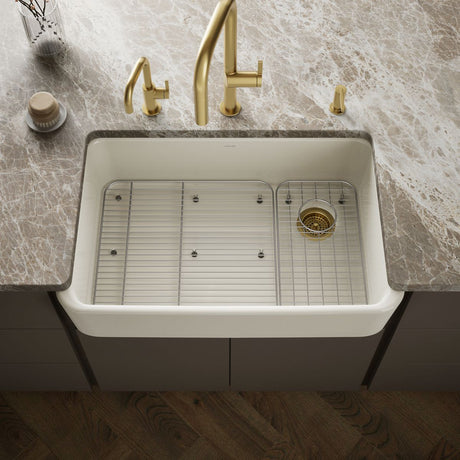 Ironridge® 34" undermount single-bowl farmhouse kitchen sink