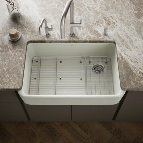 Ironridge® 34" undermount single-bowl farmhouse kitchen sink