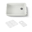Ironridge® 34" undermount single-bowl farmhouse kitchen sink