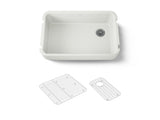 Ironridge® 34" undermount single-bowl farmhouse kitchen sink
