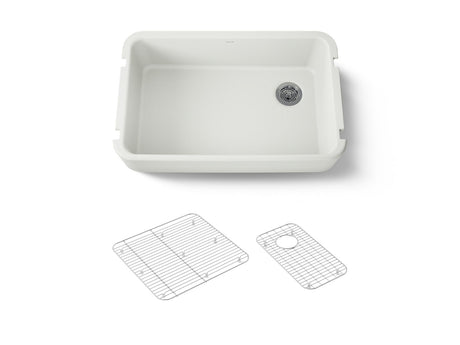 Ironridge® 34" undermount single-bowl farmhouse kitchen sink