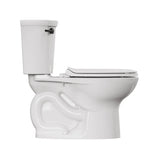 Cadet® PRO Two-Piece 1.28 gpf/4.8 Lpf Chair Height Elongated Toilet With Matte Black Trip Lever Less Seat