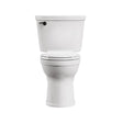 Champion® PRO Two-Piece 1.28 gpf/4.8 Lpf Chair Height Elongated Toilet With Matte Black Trip Lever Less Seat