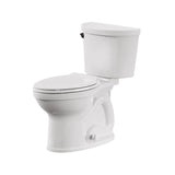 Champion® PRO Two-Piece 1.28 gpf/4.8 Lpf Chair Height Elongated Toilet With Matte Black Trip Lever Less Seat