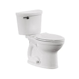 Champion® PRO Two-Piece 1.28 gpf/4.8 Lpf Chair Height Elongated Toilet With Matte Black Trip Lever Less Seat