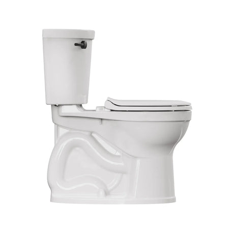 Cadet® PRO Two-Piece 1.28 gpf/4.8 Lpf Chair Height Round Front Toilet With Matte Black Trip Lever Less Seat