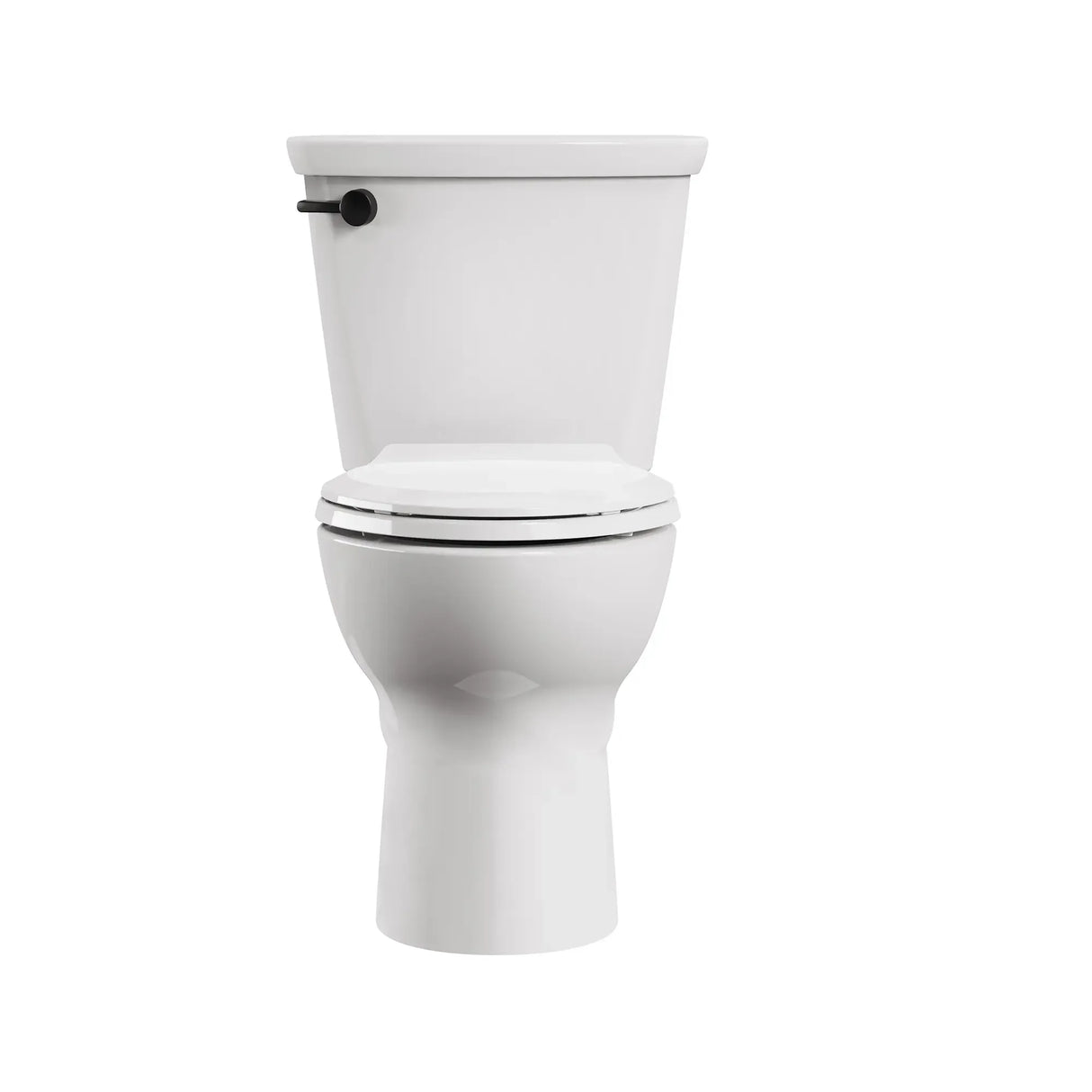 Cadet® PRO Two-Piece 1.28 gpf/4.8 Lpf Chair Height Elongated Toilet With Matte Black Trip Lever Less Seat