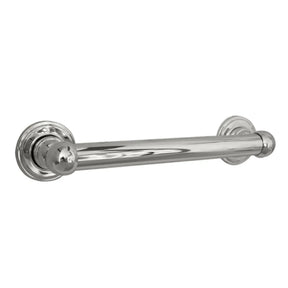 24-Inch (610 mm) Wall-Mounted Decorative Chrome Grab Bar