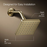 Parallel® Single-function showerhead, 2.5 gpm