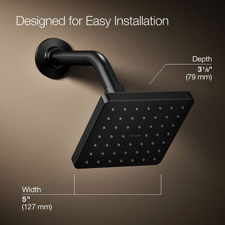 Parallel® Single-function showerhead, 1.75 gpm