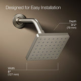 Parallel® Single-function showerhead, 1.75 gpm