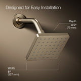 Parallel® Single-function showerhead, 2.5 gpm